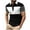 Black, variant on Fnooota Mens Polo Shirts with Collar, Pullover Athletic Casual Summer Short Sleeve Shirts Black Size XL