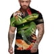 thumbnail image 4 of Camisas con estampado de serpiente en 3D, camisas hawaianas de manga corta de gran tamaño para playa, camisas y blusas casuales con botones para hombres, 4 of 4