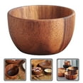 thumbnail image 3 of Household Wooden Bowl Salad Bowl Decorative Fruits Bowl Wood Bowl Wooden Salad Bowl, 3 of 6
