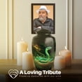 thumbnail image 4 of Yatskia Green Snake at Forest Mini Memorial Keepsake Urns for Human Ashes Adult Mother and Father, Decorative Large Funeral Urn for Adult Ash, (Classic 10 Inch and 3 Inch), 4 of 8