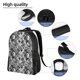 thumbnail image 5 of Balery Yin Yang With Black And White Mochila - Mochila Estilosa y Duradera para Laptop de 15 Pulgadas con Tela Oxford Impermeable, 5 of 8