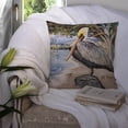 thumbnail image 3 of Carolines Treasures JMK1218PW1414 Pelican Bay Canvas Fabric Decorative Pillow  14Hx14W multicolor, 3 of 4