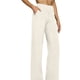 thumbnail image 3 of Pantalones de Yoga para Mujer, de Pierna , con Bolsillos, Cintura Alta, Elásticos, Informales, Deportivos. L, 3 of 10