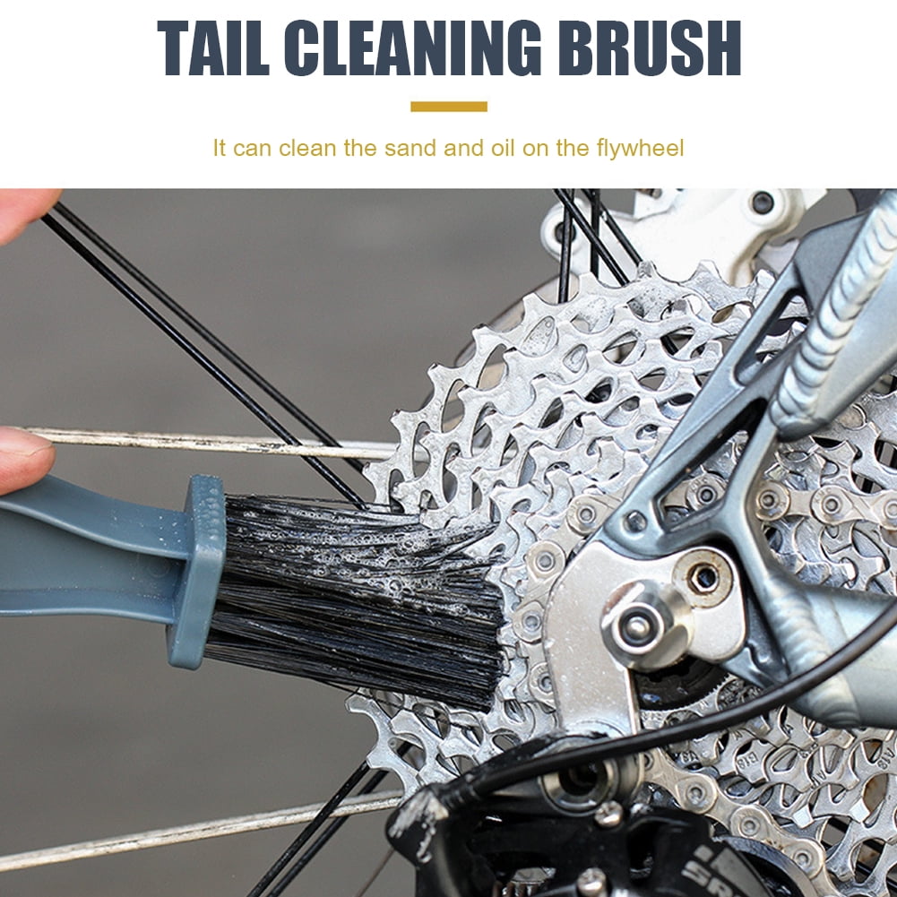 Plastic Cycling Bicycle Chain Cleaner Mountain Bike Machine Washer Brush 
