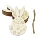 thumbnail image 3 of 10 Uds. DIY colgantes de huevo de conejo de madera feliz Pascua sin terminar, 3 of 4