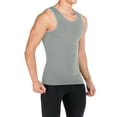 thumbnail image 3 of DODOING Men's Body Shaper Shirt Vest Tummy Control Tank Top Compression Waist Slimming Undershirts Vest, 3 of 8