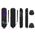 thumbnail image 1 of Étui de Protection en Silicone pour Télécommande Vocale TCL Roku Pro TV Housse de Télécommande Amovible Anti-Poussière Antichoc Protecteur Noir, 1 of 6
