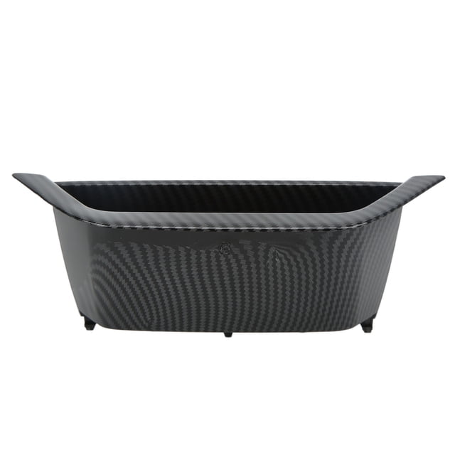 Front Left Inner Door Handle Pull Trim Driver Side Door Armrest Cover Replacement for F25 F26 X3 X4 2011‑2017 LHDCarbon Fiber Style