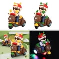 thumbnail image 2 of Zeiwohndc Electric Motorcycle Stunt Tricycle Toy Kids Babies Easter Gift Musical Vehicle, 2 of 11