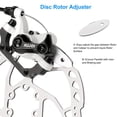 thumbnail image 4 of RUJOI Bike Disc Brake Kit, Aluminum Rear Caliper, Full Aluminum Alloy Bicycle Brake Lever, 160mm Rotor, Mechanic Tool-Free Pad Adjuster for Road Bike, Mountain Bike (1 Set), 4 of 4