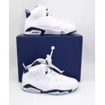 thumbnail image 1 of Ni - ke NEW AIR JORDAN 6 RETRO MENS SHOES SIZE 12 WHITE MIDNIGHT NAVY CT8529 141, 1 of 5