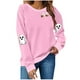 thumbnail image 2 of Heisall Womens Sweatshirts Halloween Print Long Sleeve Round Neck Loose 2025 New Arrival Fashion Casual, 2 of 4