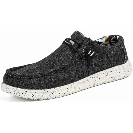 Men's Slip On Casual Loafers Shoes Comfortable Non Slip Walking Shoes Lightweight Trainers Fit for Swollen Feet Diabetic Orthopedic Slipper