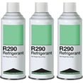 thumbnail image 1 of Réfrigérant Anti-Fuites R290 - Liquide à Chargement Vertical Auto-Obturant pour Canette - 8 oz, Lot de 3 - pour Utilisation avec Robinet de Canette Auto-Obturant 7/16â€ (Non Inclus) - pour Systèmes Conçus pour R290 - Fabriqué aux É.-U., 1 of 10