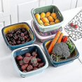 thumbnail image 5 of 3 In1 Kitchen Colander With Lid- Plastic Double-layer Sets/storage, 5 of 5