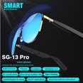 thumbnail image 6 of SG13 PRO smart Audio Glasses, Open-Ear Sound, 90-Min Battery, 75° Wide-Angle Audio, Type-C Charging, Anti-GLARE Lenses, Lightweight for Meetings & Travel, 6 of 9