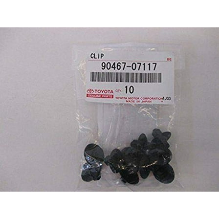 FACTORY TOYOTA LEXUS ENGINE SIDE COVER CLIPS OF 10 90467-07117