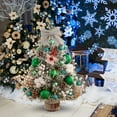 thumbnail image 1 of Dvkptbk Holiday Decorations Christmas Decorative Luminous LED Christmas Tree Home Desktop Decoration 0.6m Mini Desktop INS Simulation Tree, Christmas Gift Home Decor Christmas Decorations, 1 of 5