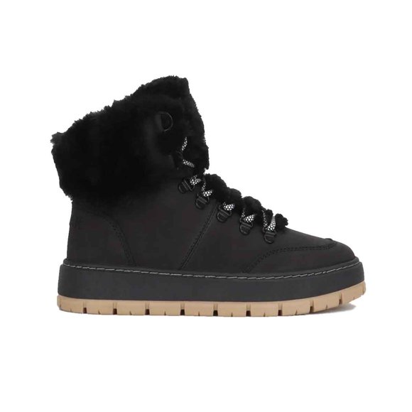 Pajar Women's Chalet Black Lace Up Sneaker Winter Boot<span> - </span>9