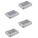 thumbnail image 1 of Flash Drive Storage Tin 4Pcs Storage Container For USB Flash Office 11.5X8.5Cm Durable Material 4Pcs, 1 of 5