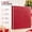 Christmas Red, variant on Glitter 3 Ring Binder 1 Inch with 2 Pockets, Sparkle Fashion Design, Durable School and Office Supplies Organizer, White