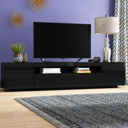 Orren Ellis Bustillos Modern High Gloss Front TV Stand for TVs up to 79''