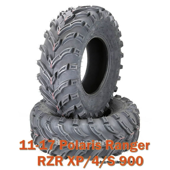 11-17 Polaris Ranger RZR XP/4/S 900 ATV Front Tire Set 27x9-12 6 PR