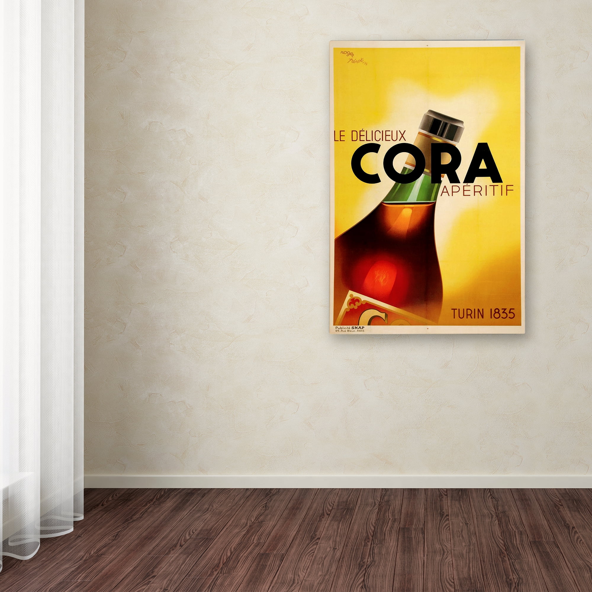 Trademark Fine Art '1934 Made In Italy' Canvas Art by Vintage Lavoie