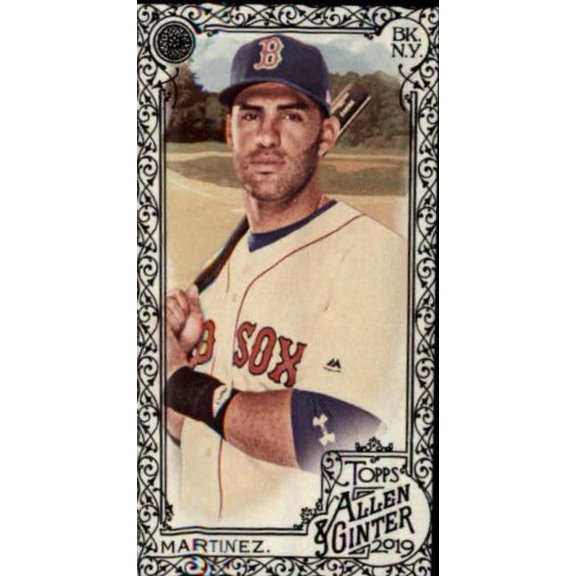Collectible 2019 Topps Allen and Ginter Mini Black #56 J.D. Martinez Boston Red Sox MLB Baseball Trading Card