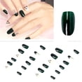 thumbnail image 4 of Puntas de uñas postizas, 24 piezas de puntas de uñas de cubierta completa desmontables puntas de decoración de uñas probadas profesionalmente, 4 of 8