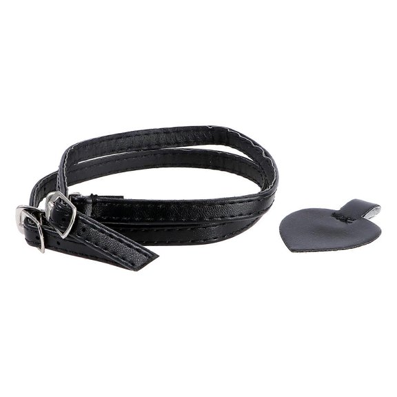 High Heel Stickers for Shoe Fit Adjustment 1Set Sewing-Free Black PU