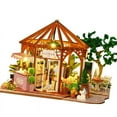 thumbnail image 3 of Kits de casa de muñecas en miniatura para hacer mismo, tienda de flores, colección de manualidades 3D hechas a mano, decoración del hogar, kits de, 3 of 7