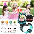 thumbnail image 3 of SHANNA 4G Kids Watch Phone with Dual ​Camera, Kids Smart Watch for Girls Boys, IP67 Waterproof, 2-Way Calls, GPS SOS Video &Voice Chat, Wrist Watch for Kids Aged 3-14 Birthday Gifts (Green), 3 of 10
