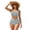 Bass Camo, variant on High Waisted Women High Waisted Bikini Sets for Beach Drawstring Retro Two Piece Bikini Bottom, Camo Pattern
