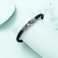 thumbnail image 3 of Urn Bracelet for Ashes for Men/Women Leather Bracelets with Clasp Wristband Cuff Urn Bangle Bracelets for Men Women Cremation Bangle, 3 of 6