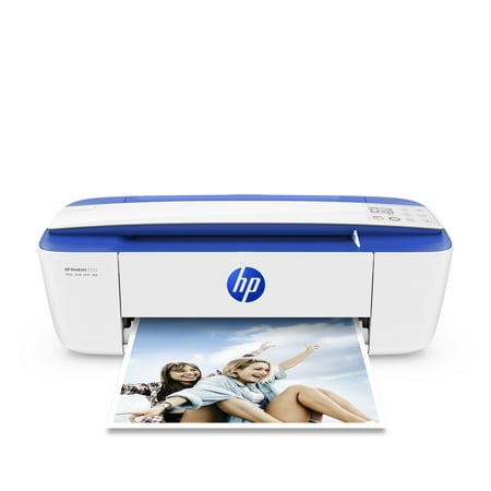 HP DeskJet 3755 All-in-One Printer in White and Dark Blue (Certified