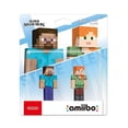 thumbnail image 1 of Figura Amiibo Nintendo 2 Pack Steve y Alex Minecraft Modelo Super Smash Bros Nintendo AMIIBO, 1 of 2
