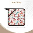 thumbnail image 2 of 1 PCS Pot Holders for Kitchen - Heat Resistant Silicone Pot Holders with Hanging Loop, cute Dinosaur pink Non Slip Oven Hot Pads, Potholders for Decor Baking Cooking Kitchen, 2 of 6