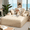 Beige, variant on Lofka 47'' Oversized Chaise Lounge Chair Indoor, No Assembly Required, Sleeper Couch Fluffy Plush Corduroy Cloud Sofas Couches for Living Room, Gray