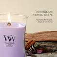 thumbnail image 4 of WoodWick Lavender Spa Medium Hourglass Candle, 4 of 8