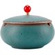 thumbnail image 1 of Cenicero al aire libre con tapa, cenicero de cerámica cerrado diseño antiolor estilo marroquí para jardín al aire libre patio azul Rojo Verde Cocina, Decoración y Otros, 1 of 5