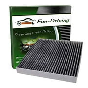 Cabin Air Filter for Honda,Acura, with Activated Carbon from Bamboo Charcoal, Replacement for CF10134, 80292-SDA-A01, 80292-SDC-A01, 80292-SEC-A01, 80292-SHJ-A41, 80292-SWA-A01, 80292-T0G-