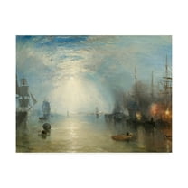 Trademark Fine Art 'Heaving Coals by Moonlight' Canvas Art by Turner