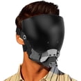 thumbnail image 1 of Casco de máscara Cyberpunk para adultos, máscaras futuristas Techwear, Halloween, vacaciones, fiesta, cosplay, accesorios de disfraz, negro, lente antivaho, 1 of 5