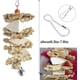 thumbnail image 3 of 3 Pack Parrot Toys Chewing Bird Toy Cuttle Bone Beak Grinding Cage Hanging Bell Toys for African Greys Amazon Conure Eclectus Budgies Parakeet Cockatiel Sincero Producto electrónico, 3 of 6
