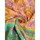 thumbnail image 5 of Vestido midi bohemio de verano casual con flores, mangas de volantes, escote en V, cintura alta y fluido INSPIRE CHIC en naranja L, 5 of 6