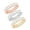White, variant on KDSJSXW Rubber Rings Women Ladies Fashion Ring Personalized Ring Jewelry 3 Colors Copper Ring Size 6-10 Non Tarnish Gold Rings Wedding Ring Rubber Rings Women(White,8)