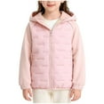 thumbnail image 2 of Karoyedx Jackets for Boys Boys Flannel Jacket Sherpa Lined Hoodies Zip Up Fleece Jackets Winter Outdoor Coat Warm Pink Size,11-12 Years, 2 of 9