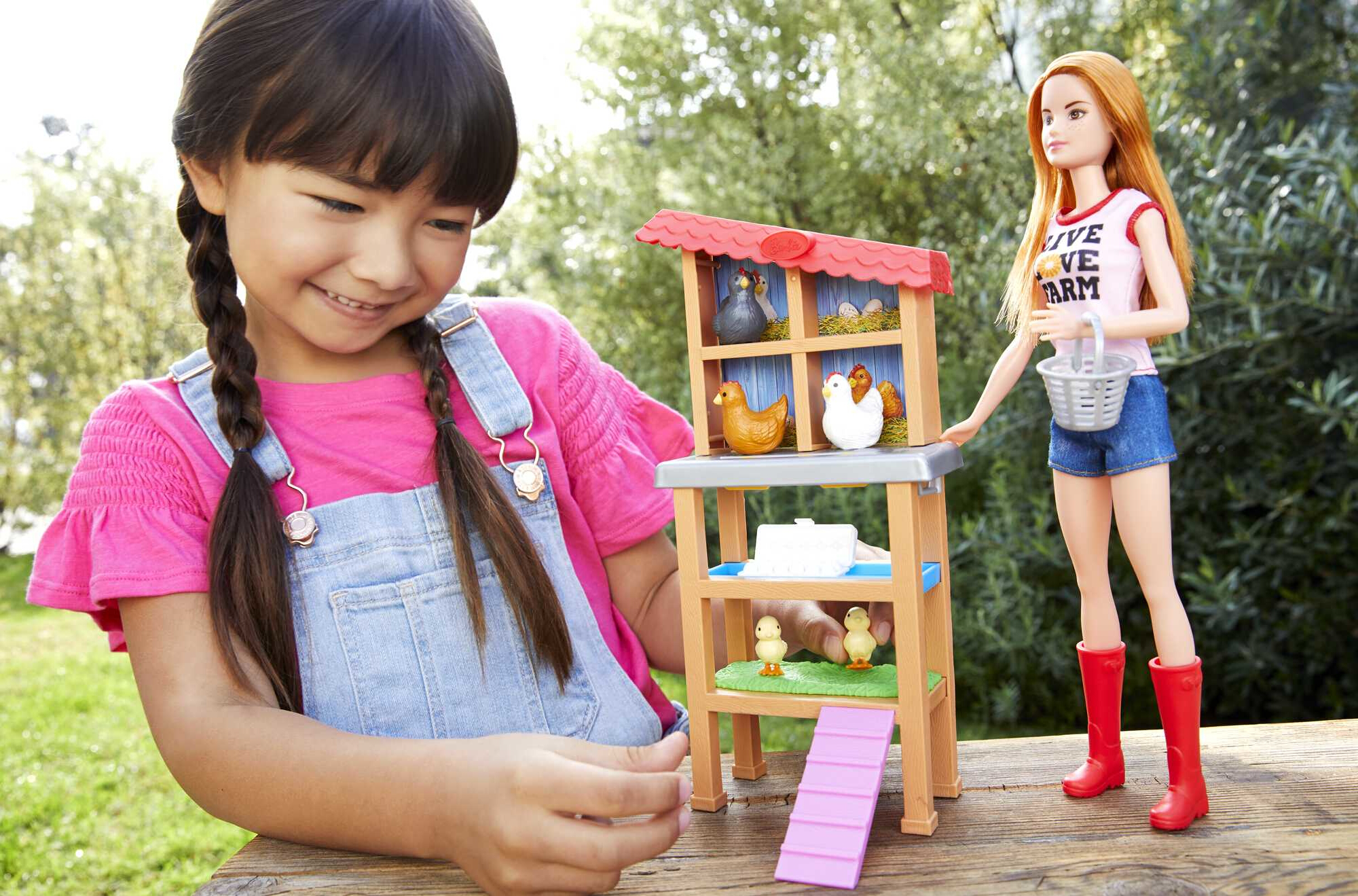 Barbie Careers Chicken Farmer Doll & Chicken Coop Playset - image 2 of 6