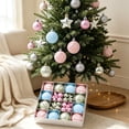 thumbnail image 5 of Neoargh 44 Pack Christmas Balls Ornaments, Macaron Shatterproof Christmas Ornaments Set, Xmas Seasonal Cute Hanging Pendants Gift Package for Tree Party Holiday Indoor Decor, 5 of 6